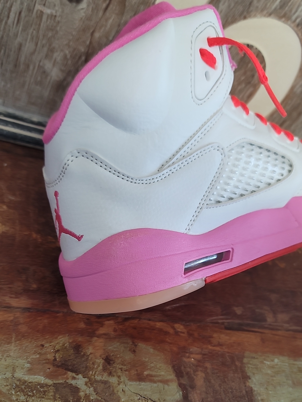 🔥🔥 Nike Air Jordan 5 Retro "Pinksicle" Wmns 8.5. Really Good Condition - Picture 16 of 16